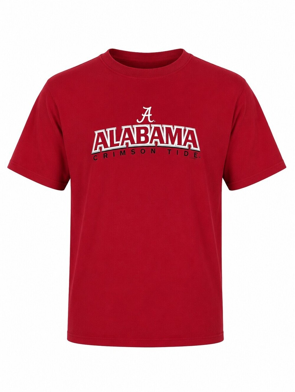 Men's-Gildan  Crimson Alabama Crimson Tide Arched Logo T-Shirt